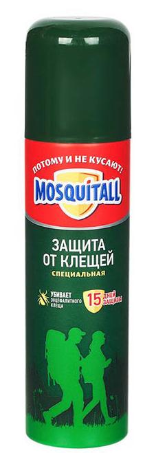 Mosquitall Аэрозоль от клещей 15 дней защиты 150 мл