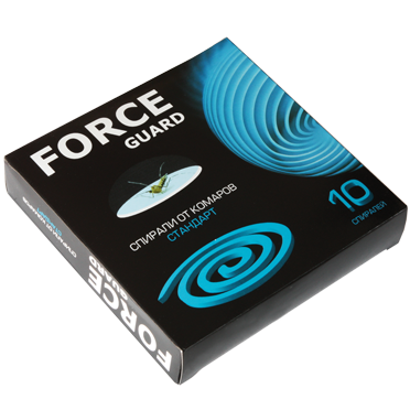 Force Guard Спирали от комаров Стандарт синие 10 шт