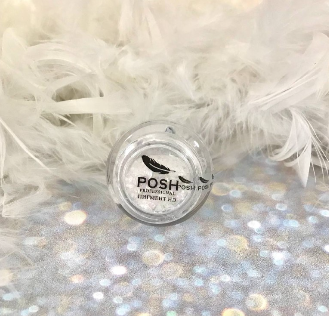 POSH HD-Пигмент для глаз и губ 5 гр Мелкодисперсный Космическое Сияние Розовый Бриллиант Дуахром №2-102B Brillant Magic Pink