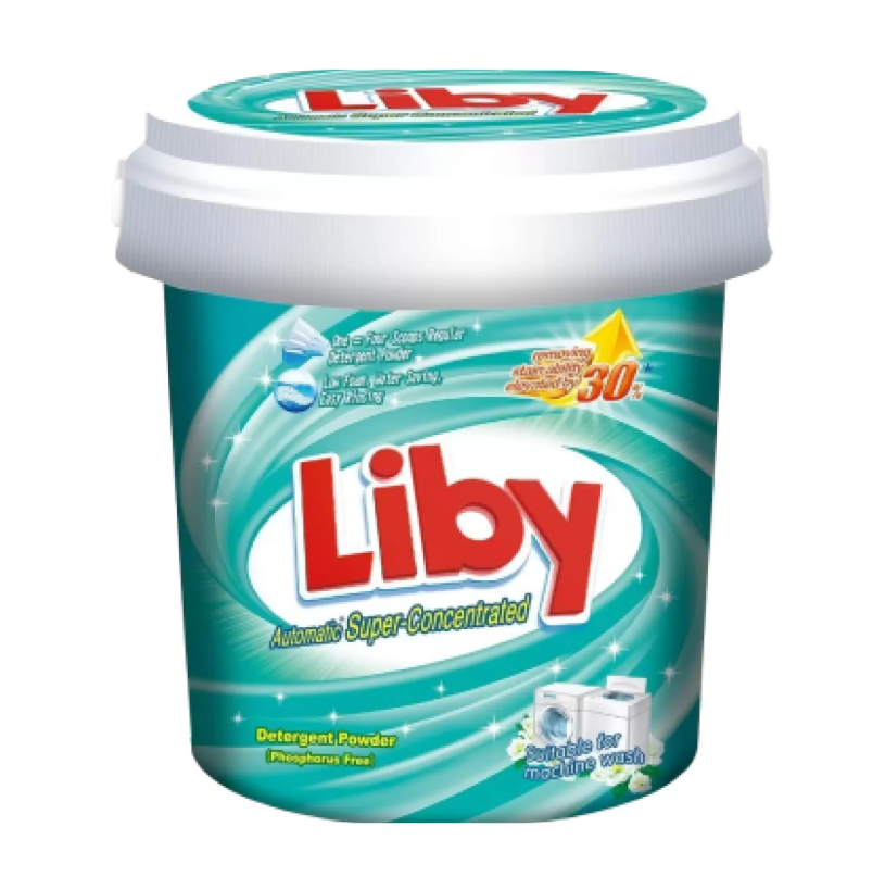 Liby Стиральный порошок Супер-концентрат 900 гр в банке