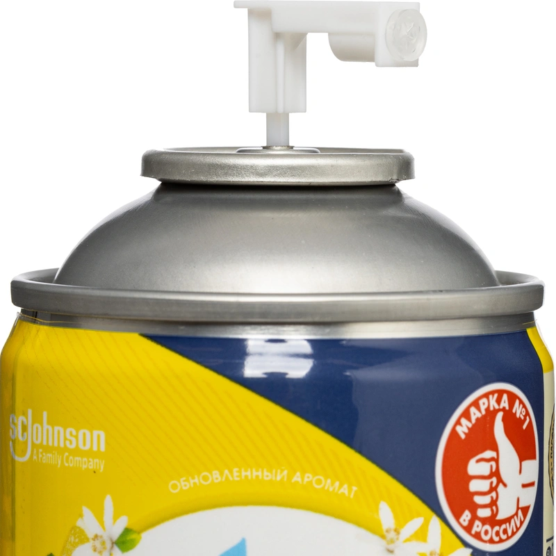 Glade Automatic Универсальный сменный аэрозольный баллон для автоматическго освежителя воздуха Сицилийский лимонад и мята 269 мл