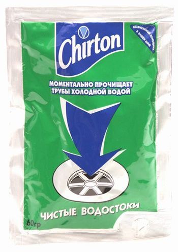 Chirton Средство для прочистки труб холодной водой 60 гр