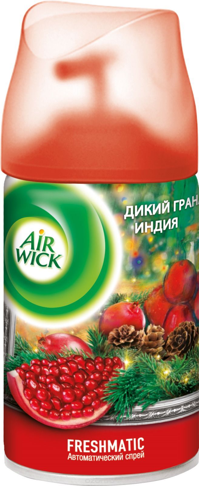 Air Wick Freshmatic Сменный аэрозольный баллон к автоматическому освежителю воздуха Дикий гранат 250 мл