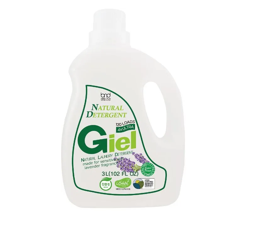 B&D GIEL Super Power Lavender Эко гель для стирки концентрированный для чувствительной кожи с ароматом лаванды 3 л на 120 стирок