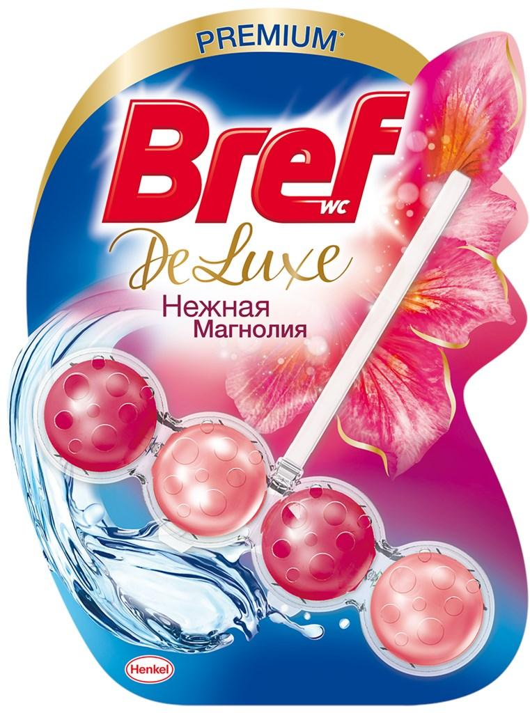Bref Deluxe Чистящая подвеска для унитаза Нежная магнолия 50 гр
