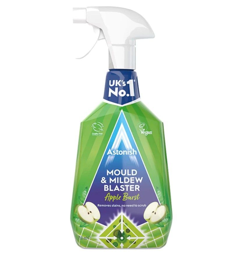 Astonish Mould & Mildew Blaster Apple Burst Спрей для удаления грибка и плесени Яблочный взрыв 750 мл