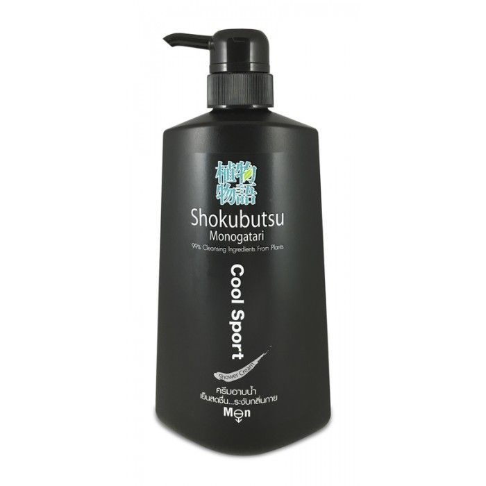 Lion Shokubutsu Cool Sport Крем-гель для душа освежающий 500 мл
