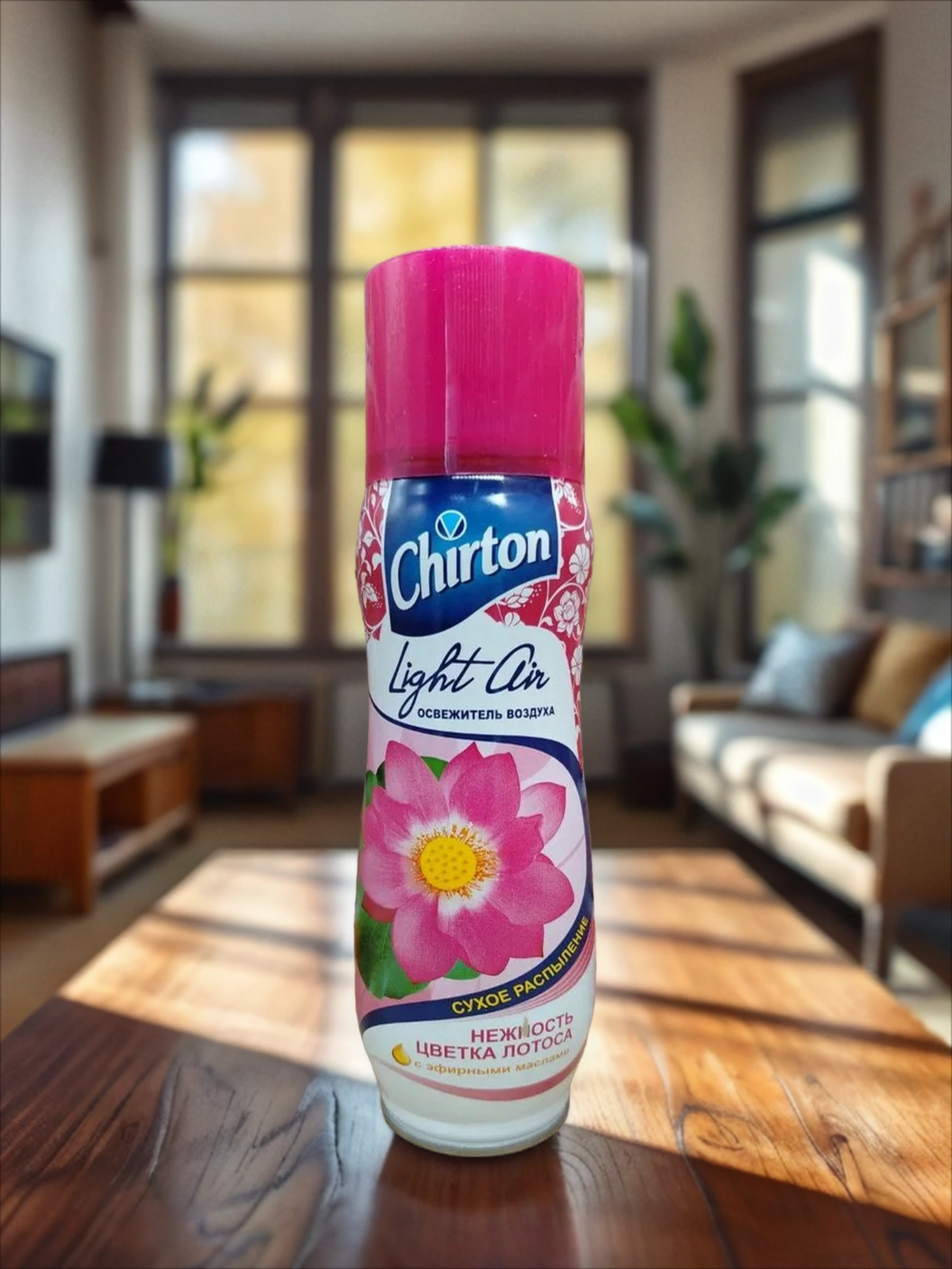 Chirton Light Air Освежитель воздуха сухого распыления Нежность цветка лотоса 300 мл