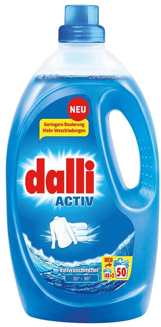 Dalli Voll Универсальный концентрированный гель для стирки с формулой от пятен 2,75 л на 50 стирок