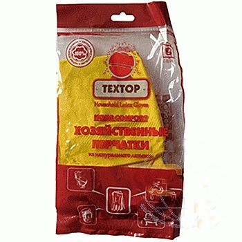 Textop Home Comfort Перчатки хозяйственные из натурального латекса Размер M