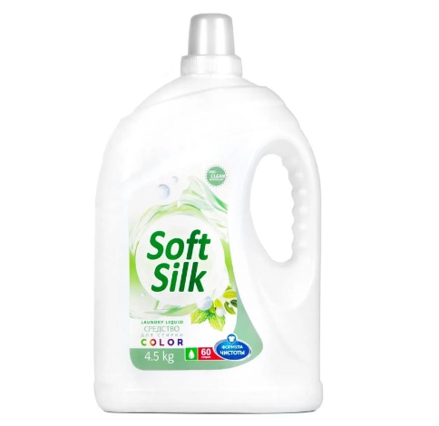 Romax Soft Silk Color Жидкое средство для стирки цветного белья 4,5 кг на 60 стирок