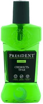 PresiDENT Ополаскиватель для полости рта Classic Свежесть трав 250 мл