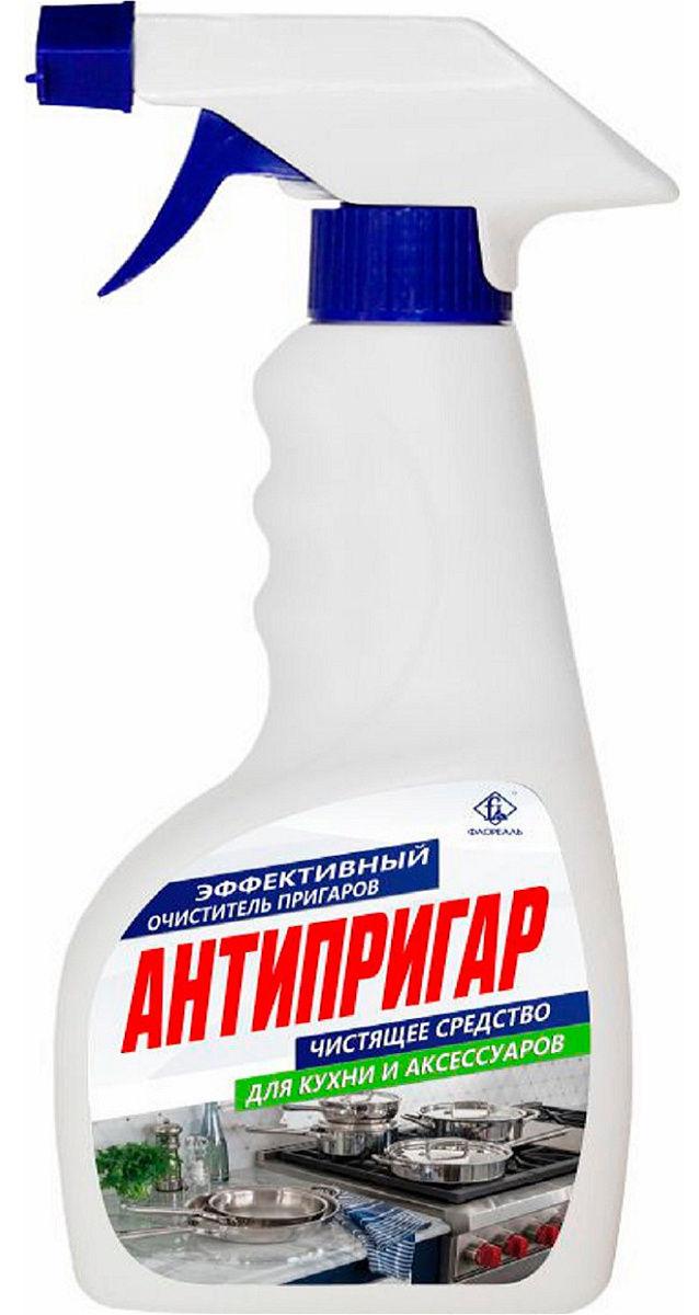 Флореаль Антипригар Эффективный очиститель пригаров на посуде и плитах 590 гр с распылителем