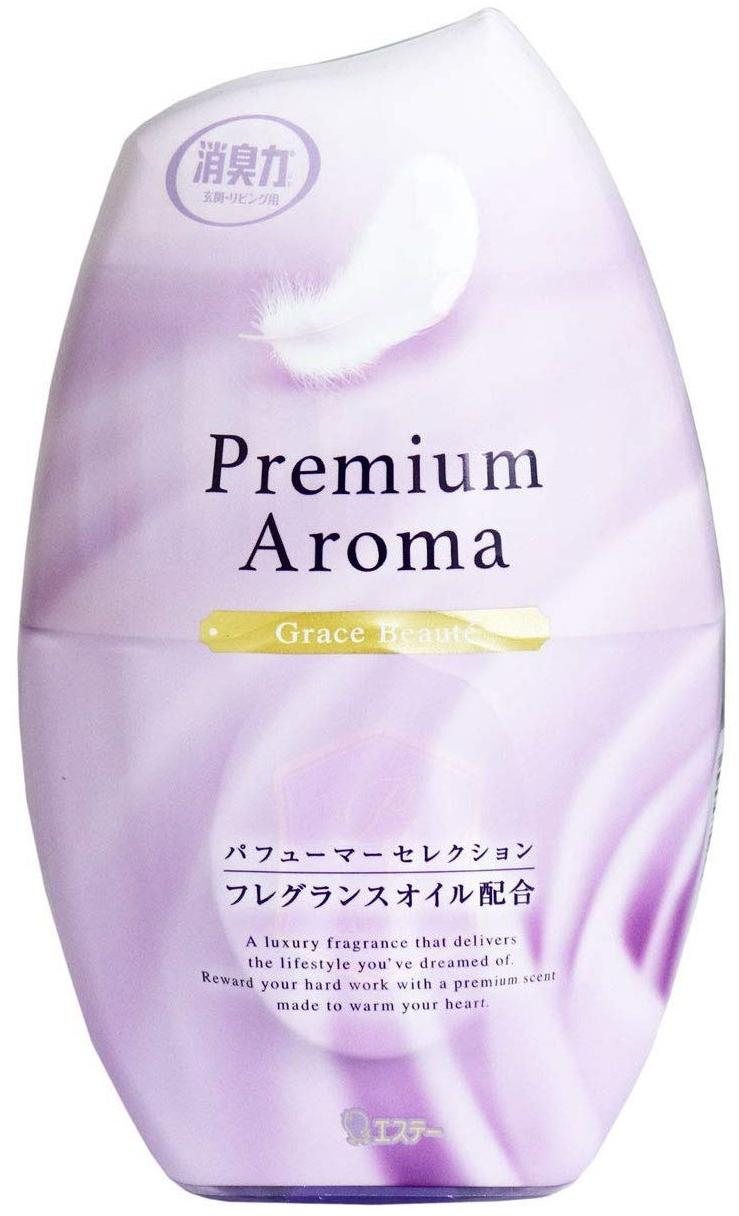 ST Shoushuuriki Premium Aroma Жидкий дезодорант–ароматизатор для комнат с элегантным парфюмерным ароматом цветов и цитрусов 400 мл