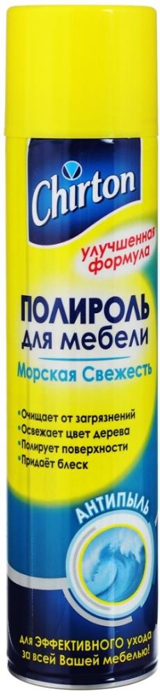 Chirton Полироль для мебели Антипыль Морская свежесть 300 мл