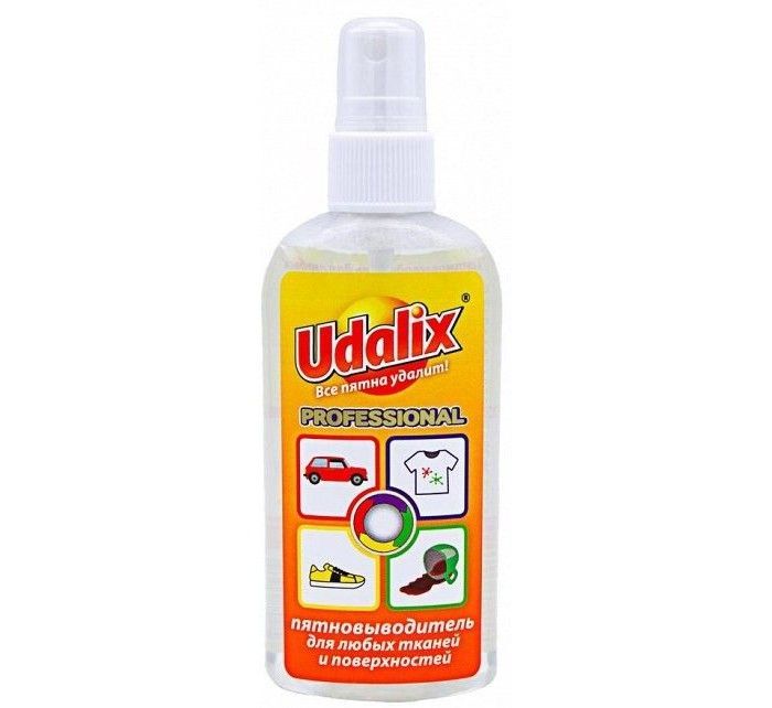 Udalix Универсальный экологичный спрей-пятновыводитель для всех типов тканей и поверхностей 100 мл