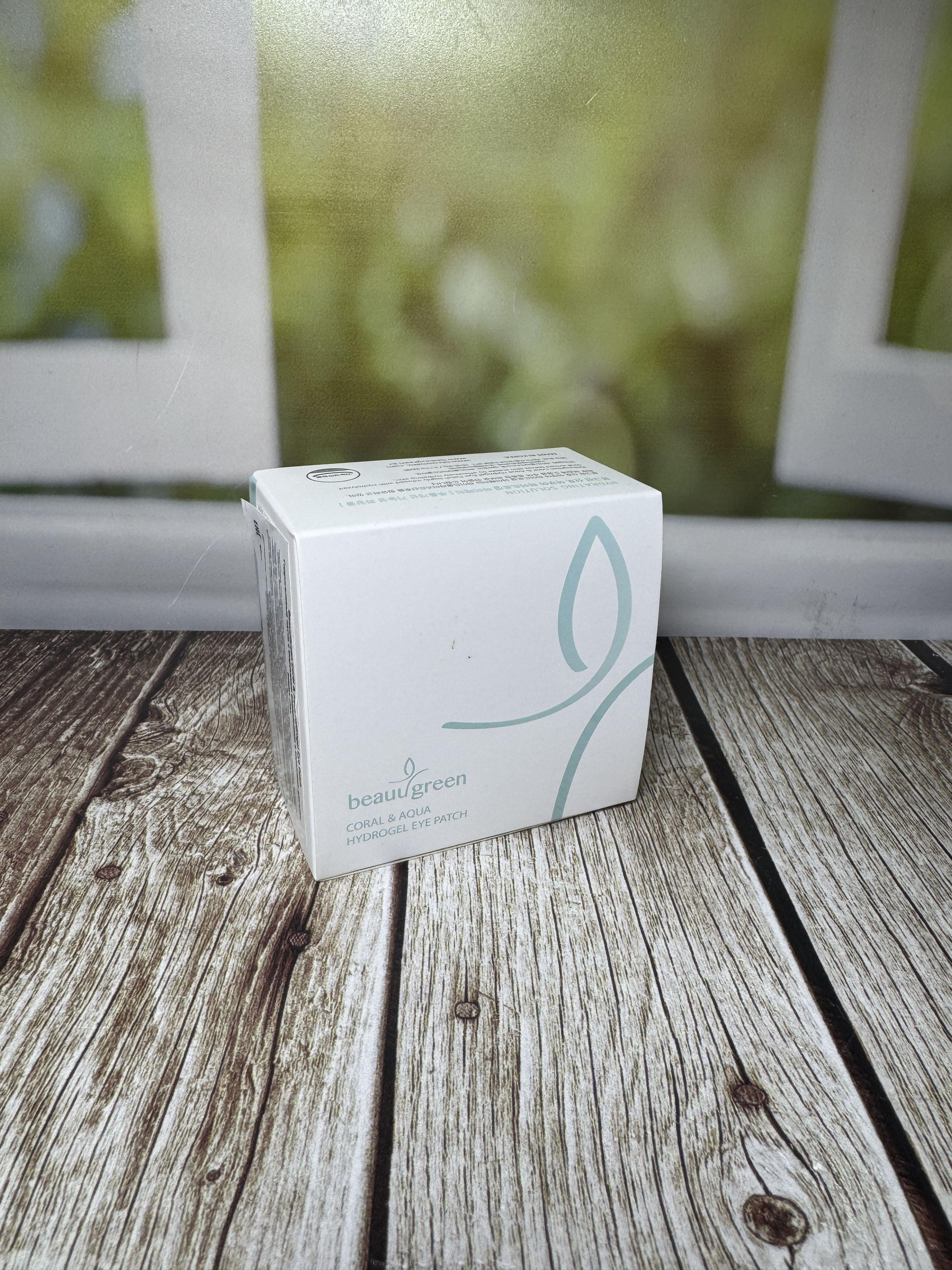 BeauuGreen Hydrogel Eye Patch Hydrating Solution Coral & Aqua Гидрогелевые патчи для кожи вокруг глаз с экстрактом морских водорослей и коралами 60 шт 90 гр