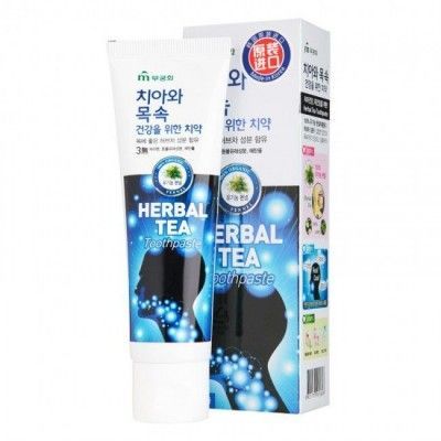 Mukunghwa Herbal tea Зубная паста с экстрактом травяного чая и фенхеля 110 гр