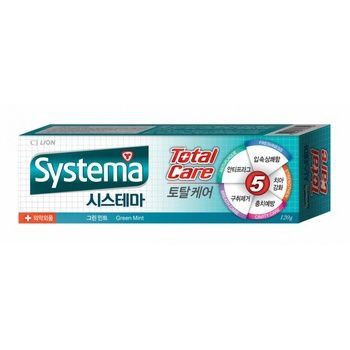 Lion Systema Зубная паста для полной защиты, с ароматом зеленой мяты 120 гр