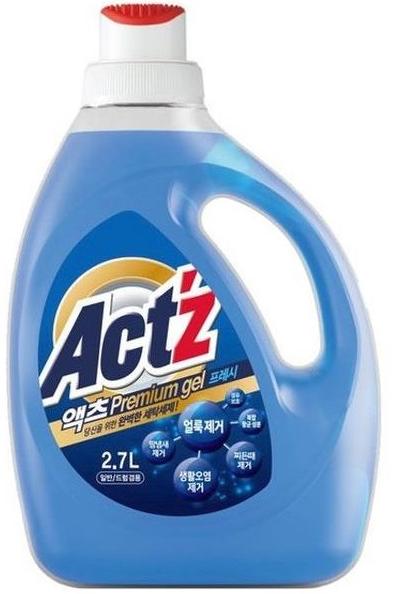 Pigeon Act'z Premium Gel Концентрированный гель для стирки для всех типов стиральных машин с ароматом мяты 2,7 л с крышкой-щеточкой