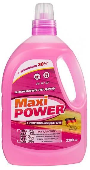 Аромика Maxi Power Химчистка Гель для стирки универсальный с пятновыводителем и эффектом химчистки 3300 мл