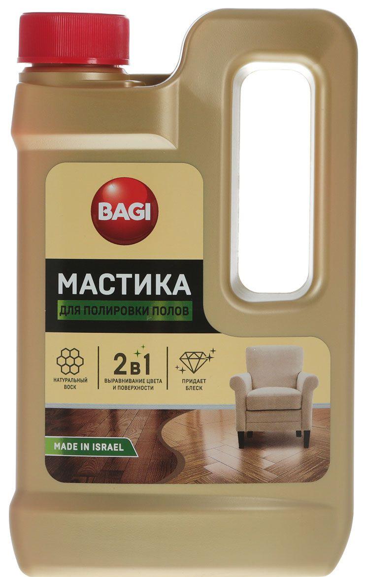 Баги Мастика Натуральный воск Средство для паркетных и ламинированных полов 500 мл