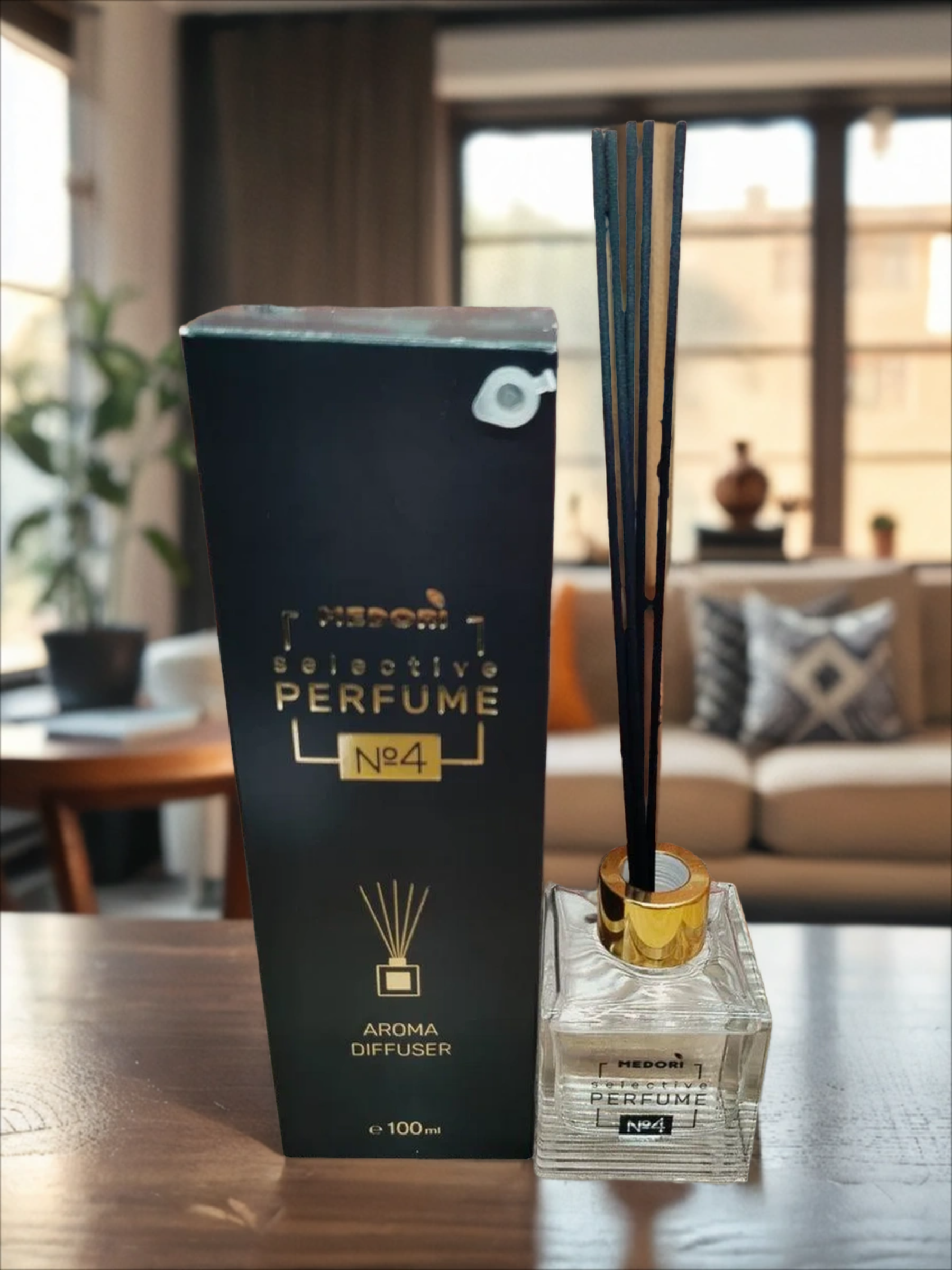 Medori Selective Perfume №4 Аромадиффузор для дома с палочками 100 мл
