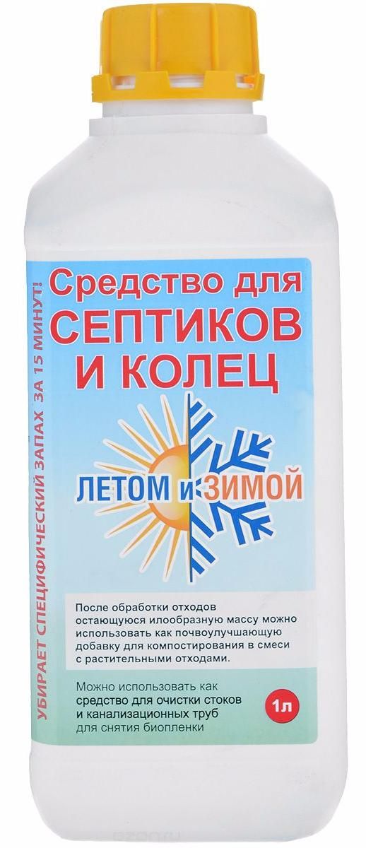 Летом и Зимой Средство очиститель для септиков и колец 1 л