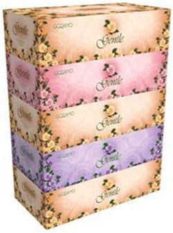 Gotaiyo Gentle Салфетки-выдергушки двухслойные с ароматом Европы 200 шт 5 упаковок
