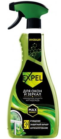 Expel Спрей для мытья стёкол и зеркал 3 в 1 450 мл