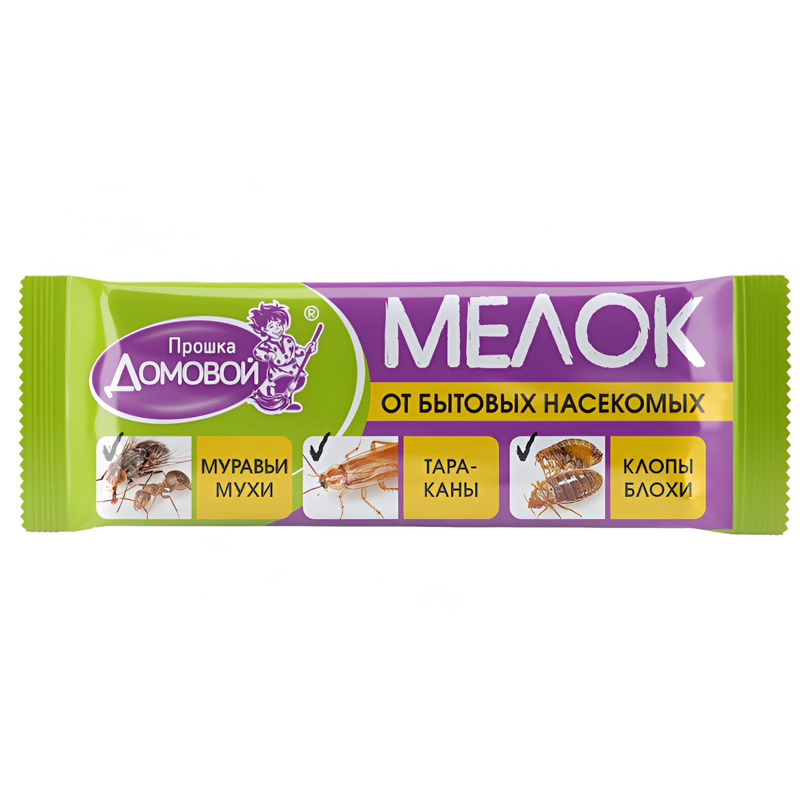 Домовой Прошка мелок от бытовых насекомых 20 гр