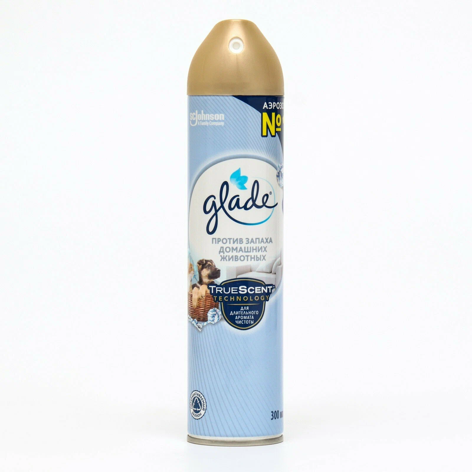 Glade Oust Очиститель воздуха против запахов домашних животных 300 мл