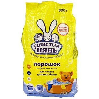 Ушастый нянь Стиральный порошок для детского белья универсальный 800 гр