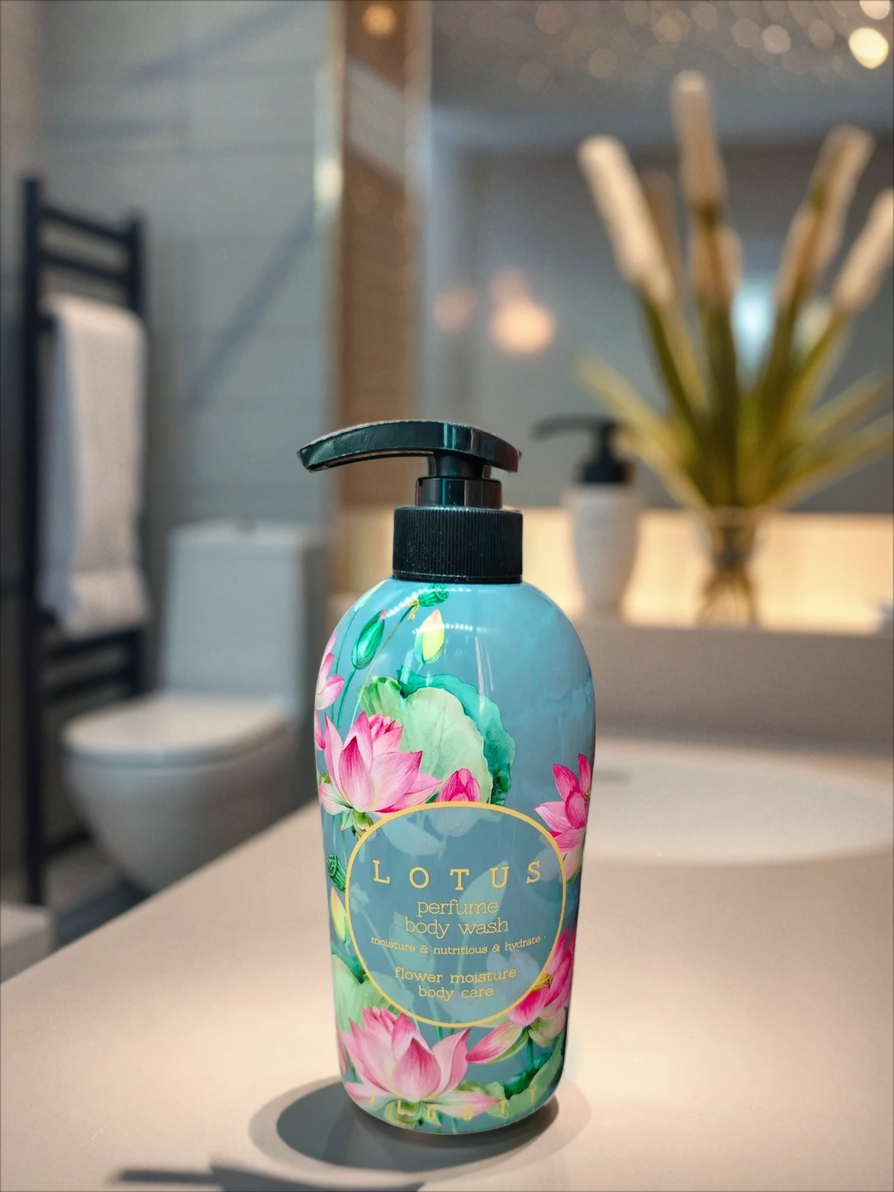 Jigott Perfume Body Wash Lotus Гель для душа парфюмированный Лотос 750 мл
