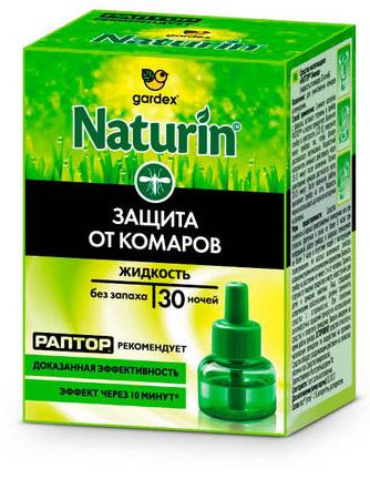 Gardex Naturin Жидкость от комаров без запаха 30 ночей
