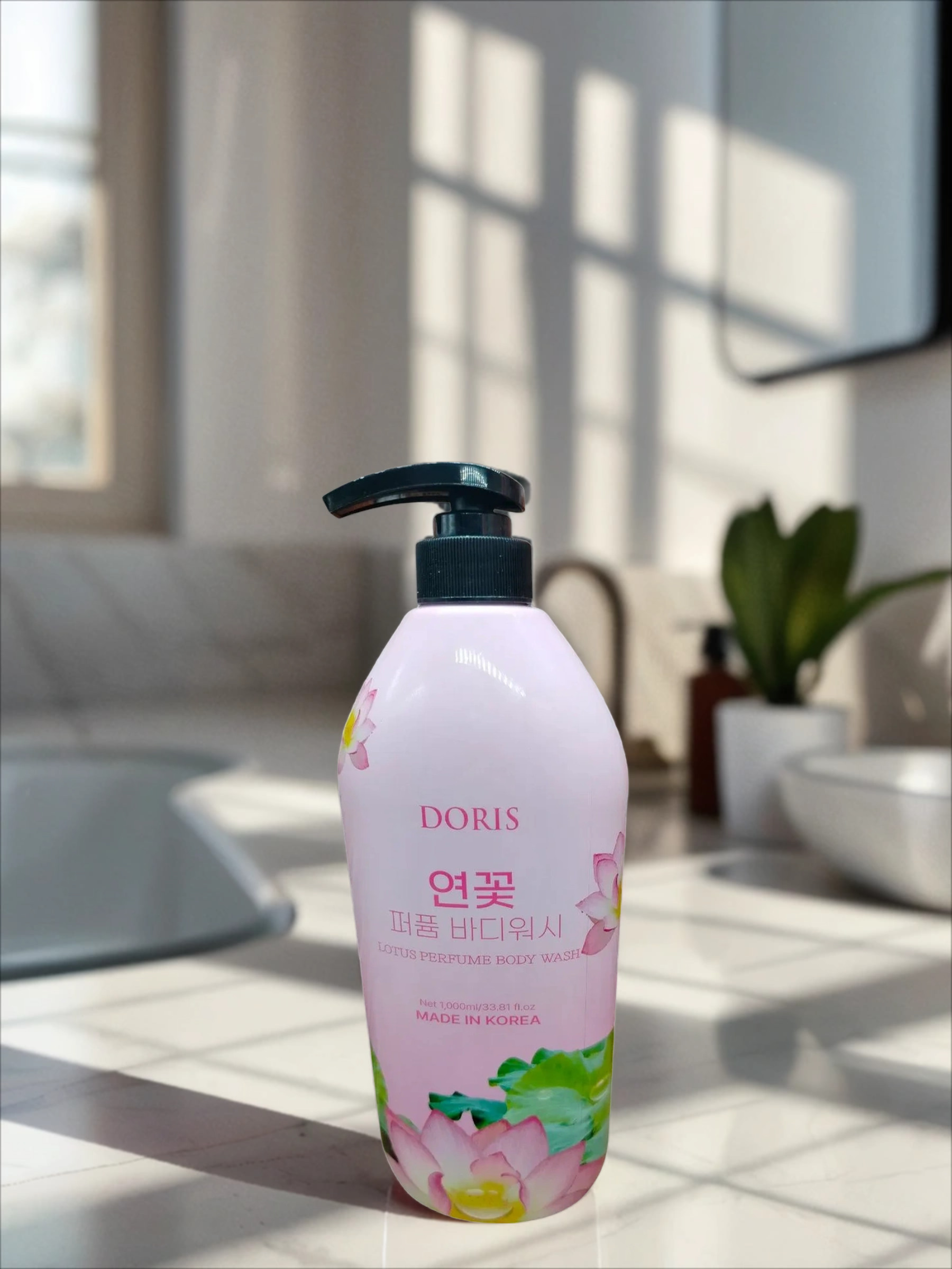 Jigott Doris Perfume Body Wash Lotus Гель для душа парфюмированный с экстрактом Лотоса 1000 мл