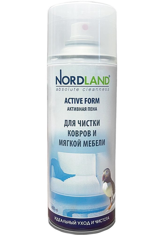 Nordland Активная пена для чистки ковров и мягкой мебели 400 мл