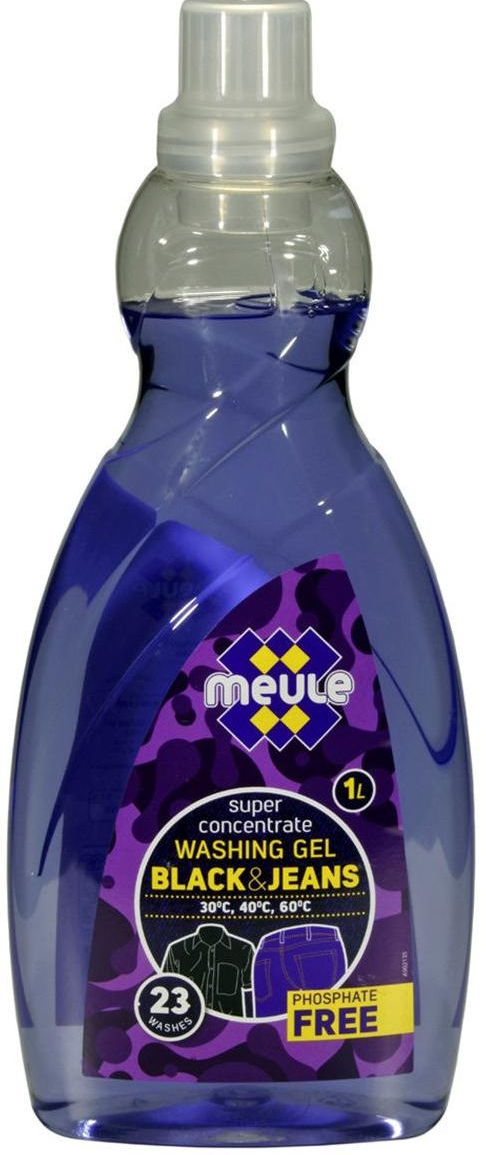 Meule Black & Jeans Концентрированный гель для стирки из джинсовых и черных тканей 1 л на 23 стирки