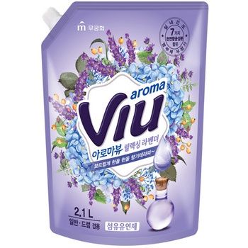 Mukunghwa Aroma Viu Mediterranean Lavender Антибактериальный ароматизирующий кондиционер средиземноморская лаванда 2,1 л в мягкой упаковке