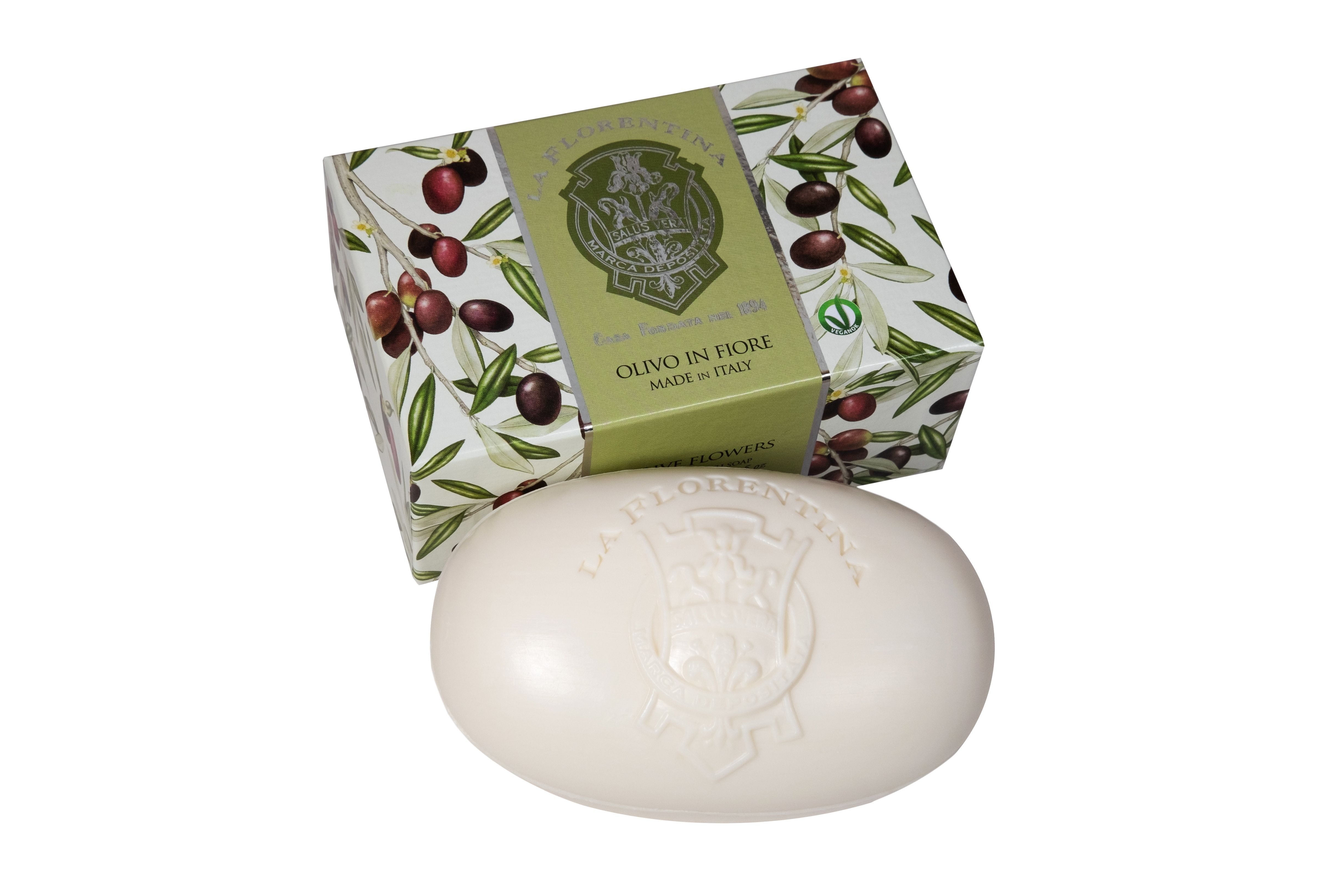 La Florentina Bath Soap Lavender Мыло для тела с маслом ши, оливковым маслом и экстрактом Цветов оливы 300 гр