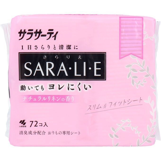Kobayashi Sara-li-e Ежедневные гигиенические прокладки с ароматом льна 72 шт