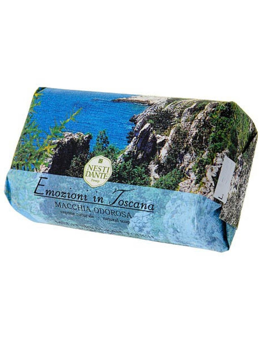Nesti Dante Emozioni in Toscana Natural Soap Mediterranean Touch Мыло натуральное Прикосновение Средиземноморья 250 гр