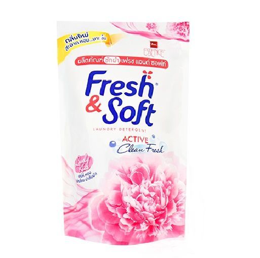 Lion Essence Fresh&Soft Lovely Kiss Гель для стирки белья Дивный поцелуй 400 мл в мягкой упаковке