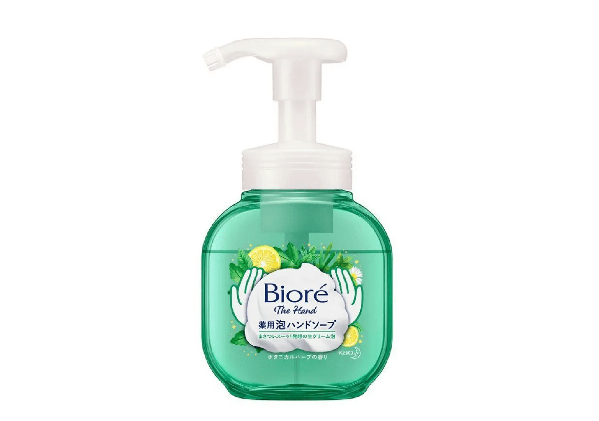 Kao Biore The Hand Foam Botanical Herb Мыло-пенка для рук антибактериальная с ароматом Луговых трав 250 мл
