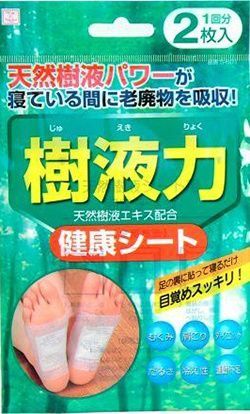 Kokubo Шлаковыводящие пластыри с экстрактом Японского дуба 2 шт