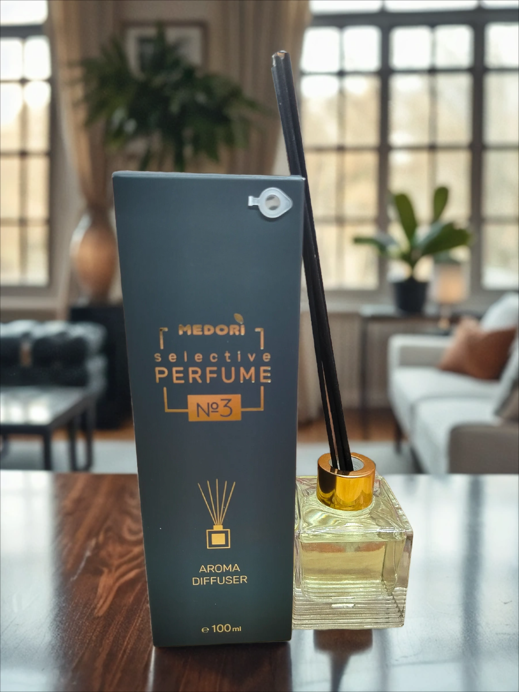 Medori Selective Perfume №3 Аромадиффузор для дома с палочками 100 мл