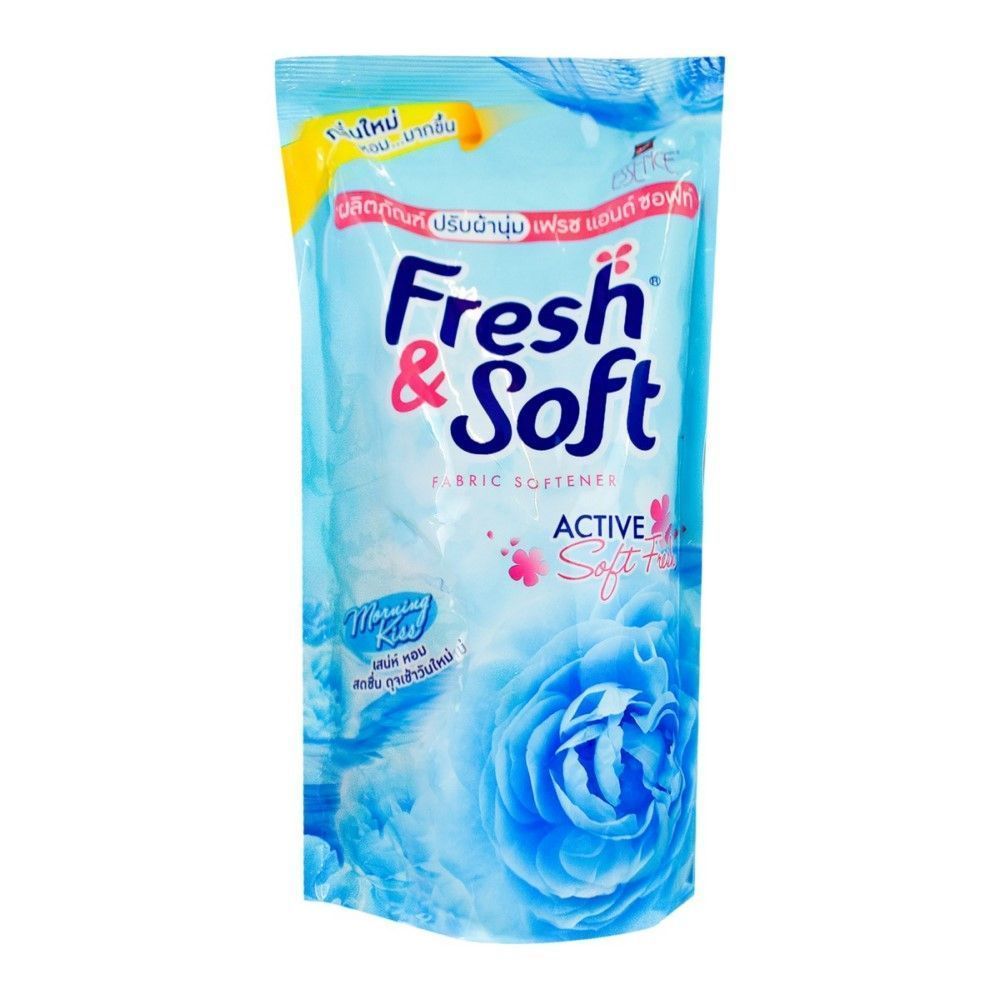 Lion Essence Fresh&Soft Morning Kiss Кондиционер для белья Утренний поцелуй 500 мл в мягкой упаковке