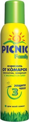 Picnic Family Аэрозоль от комаров 150 мл