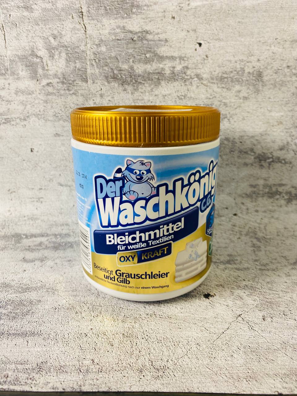 Der Waschkonig C.G. Oxy Kraft Bleichmittel Кислородный отбеливатель-пятновыводитель для белых тканей 750 гр