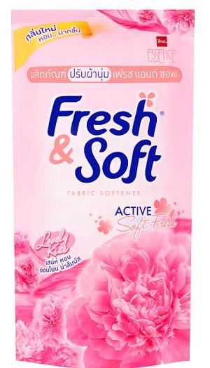 Lion Essence Fresh&Soft Lovely Kiss Кондиционер для белья Дивный поцелуй 500 мл в мягкой упаковке
